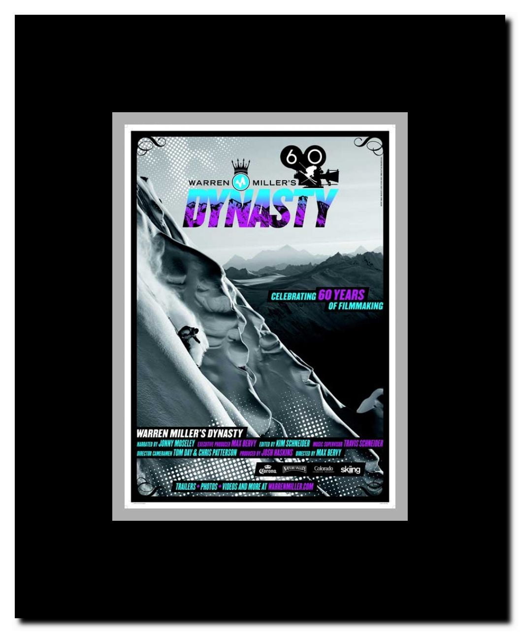 Warren Miller's Dynasty Framed Movie Poster