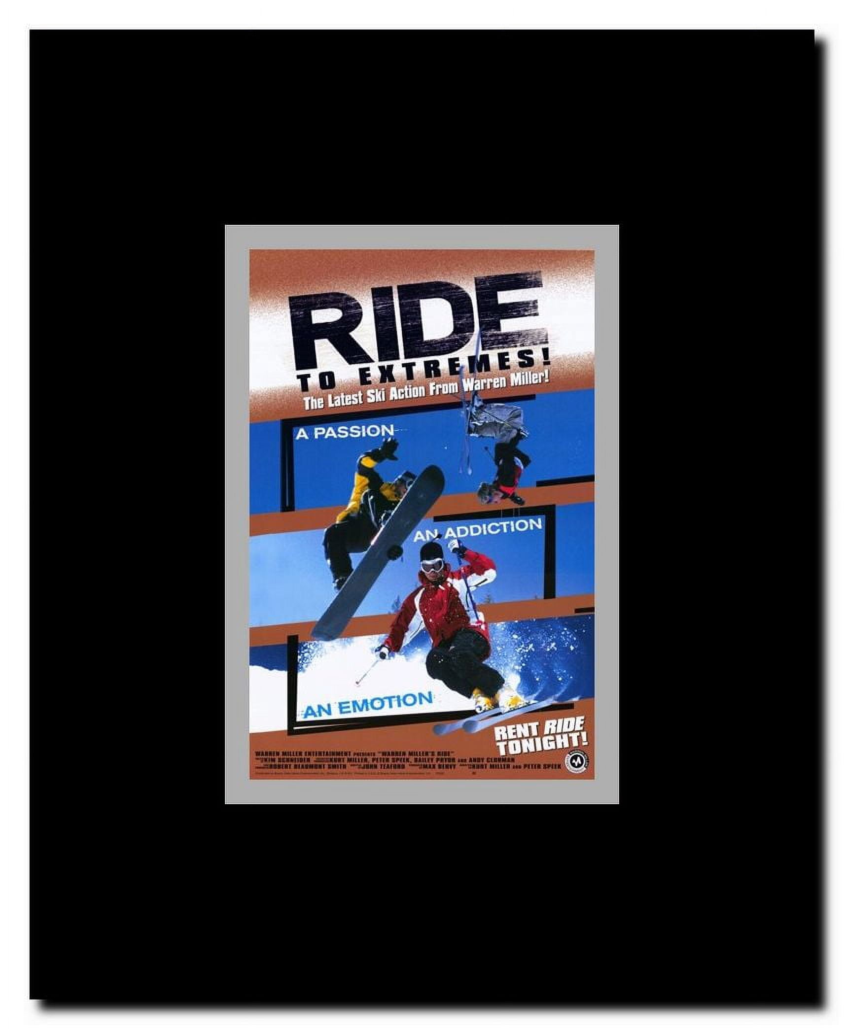 Warren Miller's Ride Framed Movie Poster