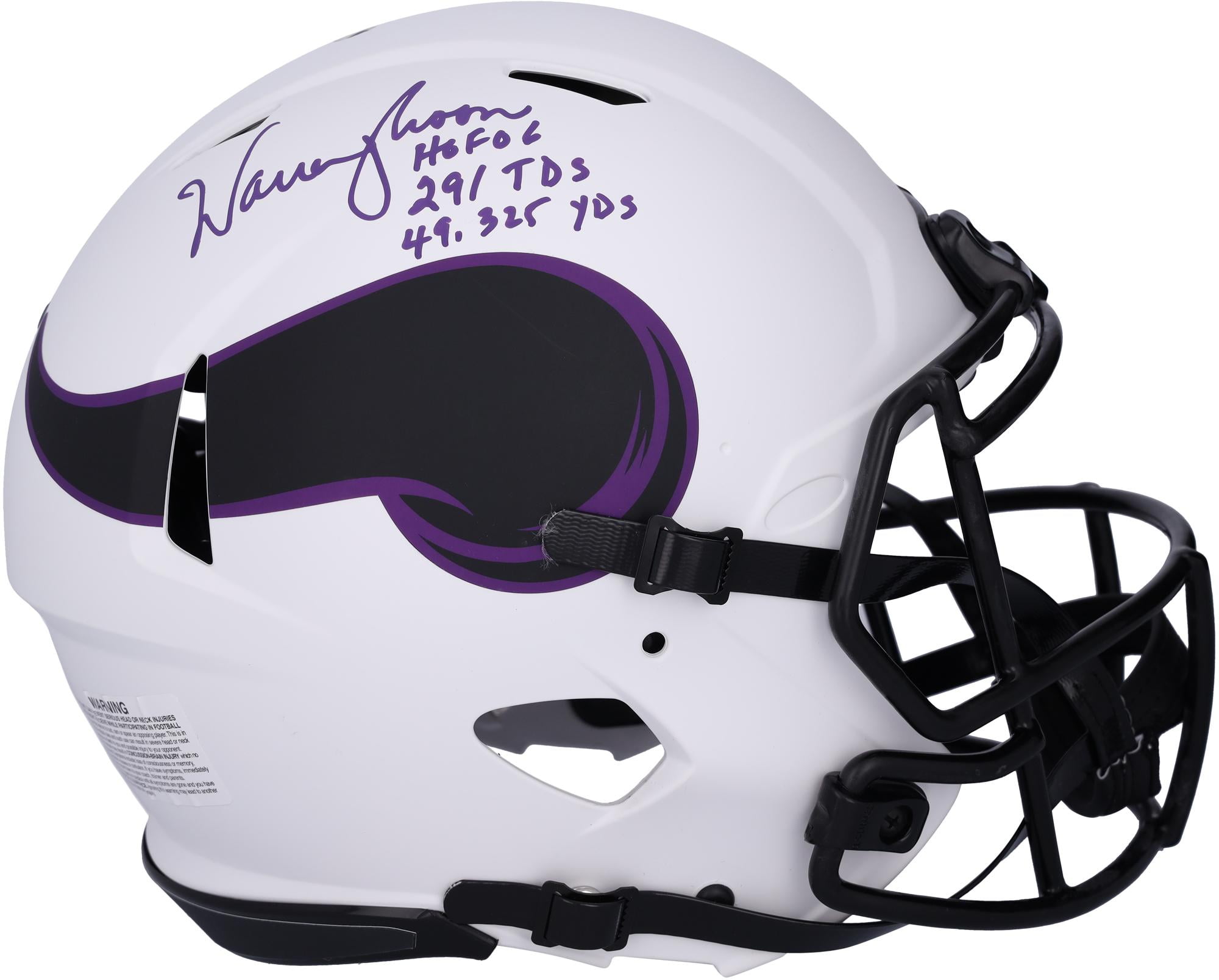 Warren Moon Minnesota Vikings Autographed Speed Authentic Helmet with