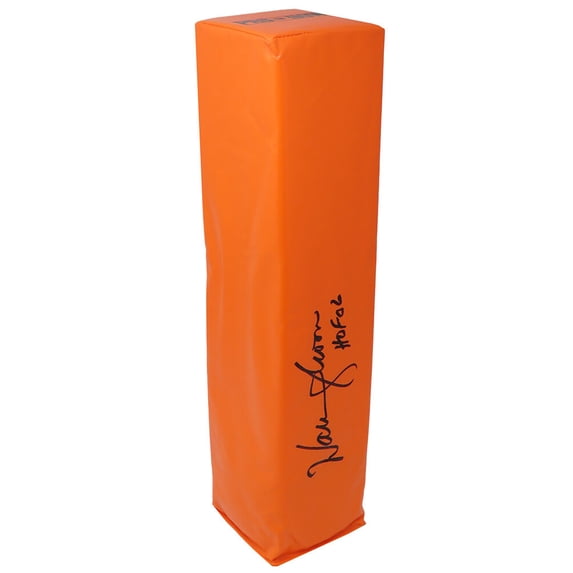 Warren Moon Signed Orange Endzone Football Pylon w/HOF'06