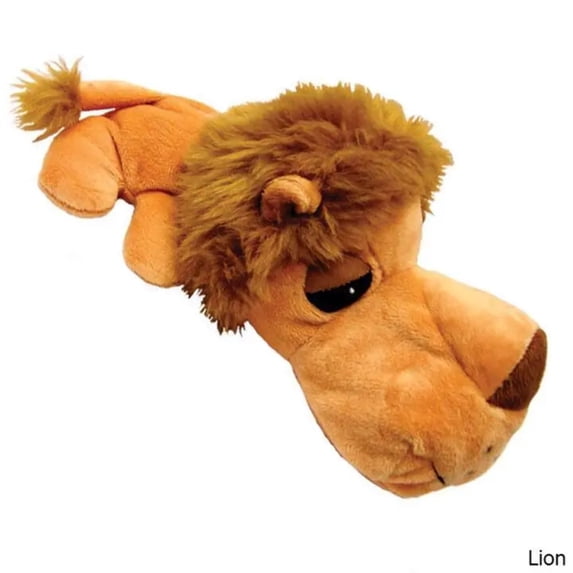 Warren Pet Products 08833512 FatHedz Mini Lion Plush Dog Toy