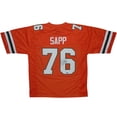 thumbnail image 1 of Warren Sapp Autographed Miami Hurricanes (Orange #76) Custom Jersey - Beckett, 1 of 3