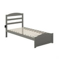 thumbnail image 1 of AFI Warren Solid Wood Twin Bed w/ Footboard in Gray, 1 of 10