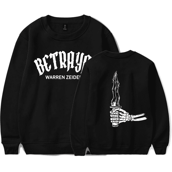 Warren Zeiders Merch Betrayal Bella Canvas Sweatshirt Long Sleeve Country Music Merch Hoodies Casual Streetwear Top