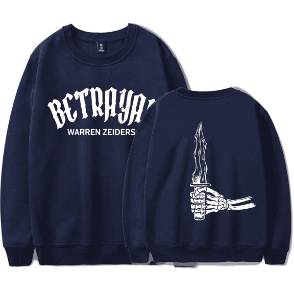 Warren Zeiders Merch Betrayal Bella Canvas Sweatshirt Long Sleeve Country Music Merch Hoodies Casual Streetwear Top