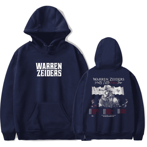 Warren Zeiders Merch Pretty Little Poison Tour Hoodie Fashion Cool Country Music Hoodies Pullover Hooded Sweatshirt Long Sleeve