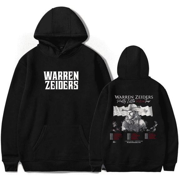 Warren Zeiders Merch Pretty Little Poison Tour Hoodie Fashion Cool Country Music Hoodies Pullover Hooded Sweatshirt Long Sleeve