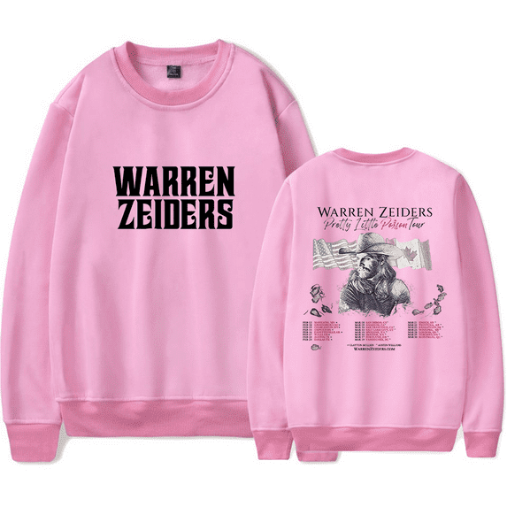 Warren Zeiders Merch Pretty Little Poison Tour Sweatshirt Long Sleeve Fashion Cool Country Music Merch Hip Hop Hoodies Casual Streetwear