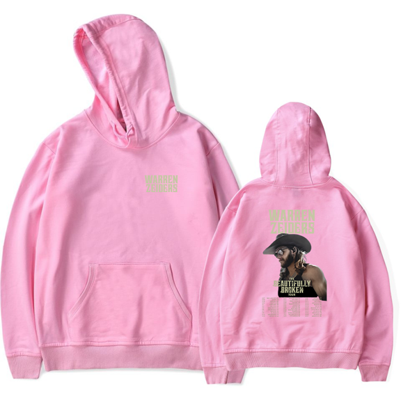 Warren Zeiders Merch The Beautifully Broken Tour Hoodie Country Music Western Harajuku Hoodies Pullover Hooded Sweatshirt Long Sleeve