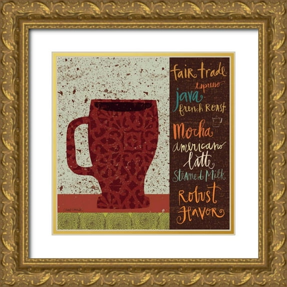 Warrick, Cheryl 12x12 Gold Ornate Wood Framed with Double Matting Museum Art Print Titled - Fair Trade II