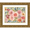 thumbnail image 1 of Warrick, Cheryl 14x12 Gold Ornate Wood Framed with Double Matting Museum Art Print Titled - Full Bloom I, 1 of 4
