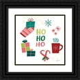 thumbnail image 1 of Warrick, Cheryl 15x15 Black Ornate Wood Framed with Double Matting Museum Art Print Titled - Peace Love Joy V, 1 of 4
