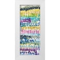thumbnail image 1 of Warrick, Cheryl 15x32 White Modern Wood Framed Museum Art Print Titled - Colorful Paterns IV Panel I, 1 of 4