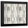 thumbnail image 1 of Warrick, Cheryl 20x20 Black Modern Framed Museum Art Print Titled - Neutral Stripes II, 1 of 5
