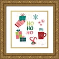 thumbnail image 1 of Warrick, Cheryl 20x20 Gold Ornate Wood Framed with Double Matting Museum Art Print Titled - Peace Love Joy V, 1 of 4