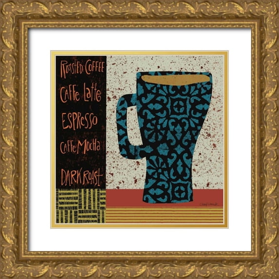 Warrick, Cheryl 26x26 Gold Ornate Wood Framed with Double Matting Museum Art Print Titled - Fair Trade III