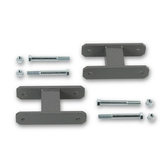 Warrior 112 Leaf Spring Shackle Kit 76-95 CJ5 CJ7 Samurai Gray Mounting Hardware