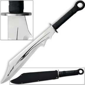Warrior 26" Full Tang Urban Cutlass Sword with Zippered Nylon Sheath