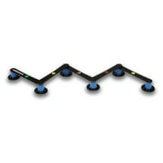 Warrior 5 Section Stick-handling Dangler - Black HDPE - Ice Hockey or Street! 1 EA 5 Sections