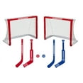 Warrior 8pc Mini Hockey Game Set 2 Mini Nets, 2 Mini Player Sticks, 2
