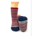 thumbnail image 1 of Warrior Alpaca - Retro Mini-Stripe Family Alpaca Socks Quarter Crew (1/2 Child), 1 of 2