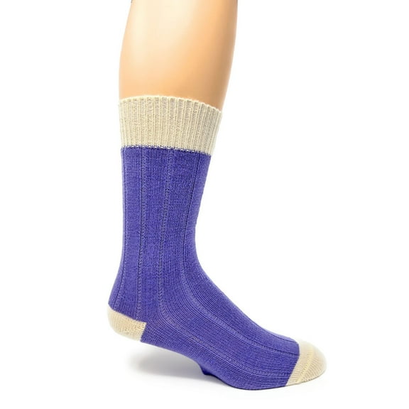 Warrior Alpaca Socks - Colorblock Baby Alpaca Wool Comfort Socks – Ultra-Soft Lounge, Sleep & Everyday Socks for Women