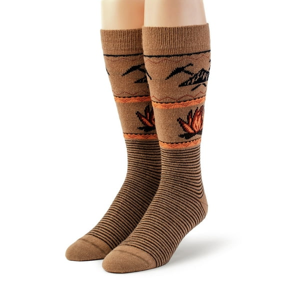 Warrior Alpaca Socks | Cozy Campfire Alpaca Novelty Unisex Socks