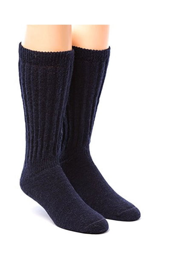 - Men's & Women's Extra Wide Loose Top Theraputic Casual Crew Alpaca Socks with Comfort Band