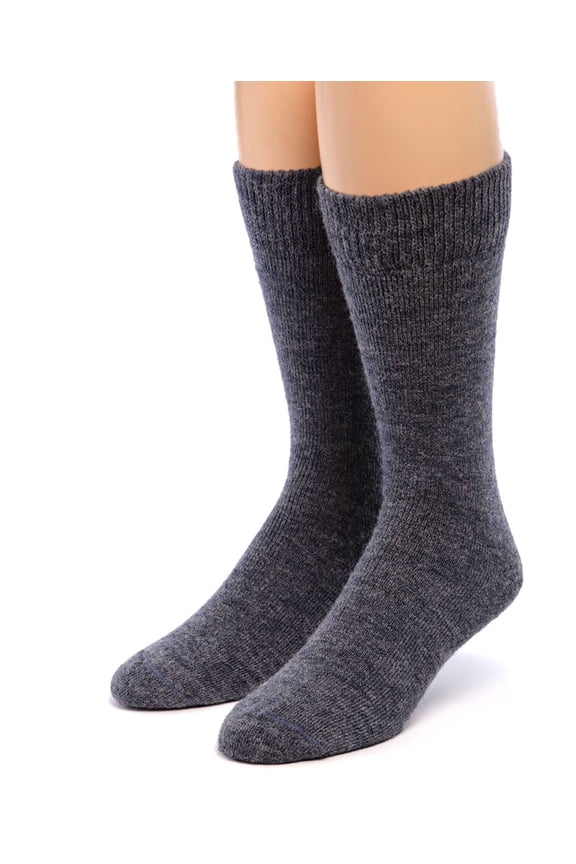 - Terry-Lined Alpaca Wool Outdoor Socks – Warm, Cushioned & Moisture-Wicking Cold Weather Boot Socks for Men & Women