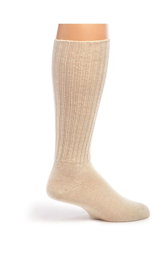 - Ribbed Casual Crew Alpaca Socks for Men & Women