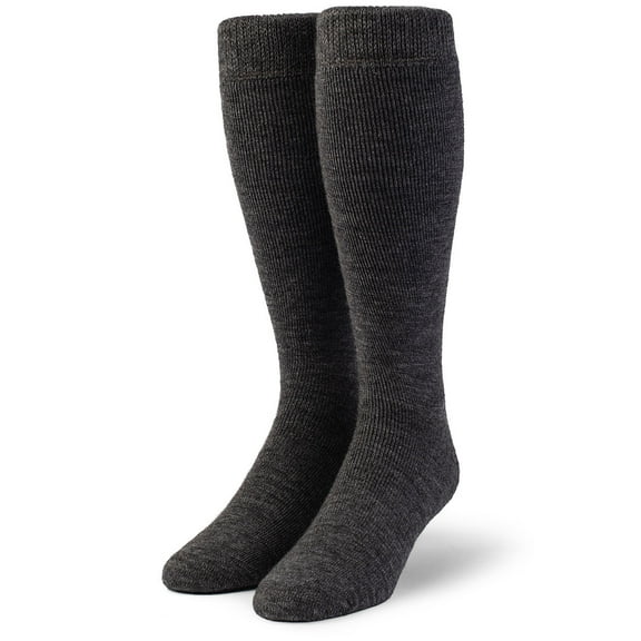 Warrior Alpaca Socks - Terry Lined Outdoor Over-the-Calf Alpaca Socks for Men and Women - Large