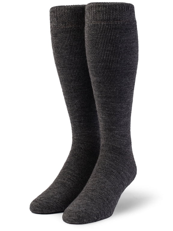 - Terry Lined Outdoor Over-the-Calf Alpaca Socks for Men and Women - Large