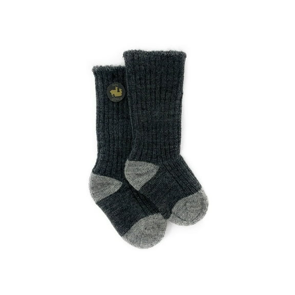 Warrior Alpaca Socks | Unisex - Baby Alpaca Colorblock Baby Socks in Natural Colors