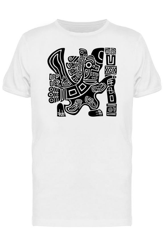 Warrior, Aztec Eagle T-Shirt Men -Image by Shutterstock, Male Small