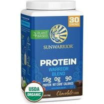 Sunwarrior Warrior Blend Chocolate Vegan Protein Powder 30 Servings