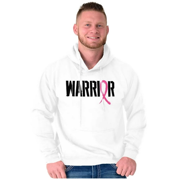Warrior Breast Cancer Awareness BCA Hoodie Sweatshirt Women Brisco Brands M