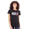 thumbnail image 1 of Warrior Breast Cancer Awareness BCA Womens Slim Fit Graphic Tee Brisco Brands S, 1 of 5