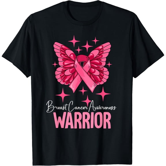 Warrior Breast Cancer T-ShirtBreast Cancer Awareness Gifts