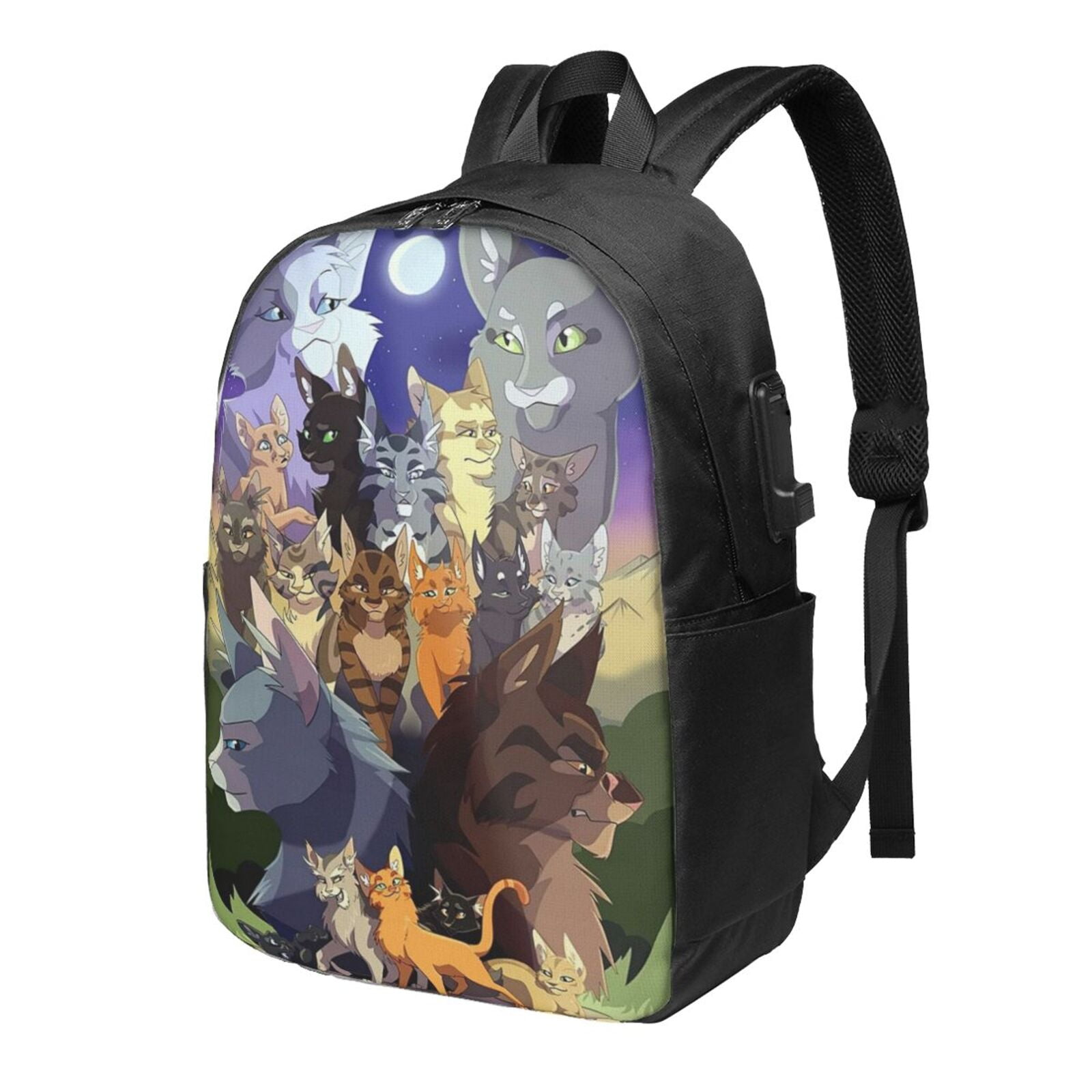 Warrior Cats Backpack for Men Women Teen , Water Resistant Casual