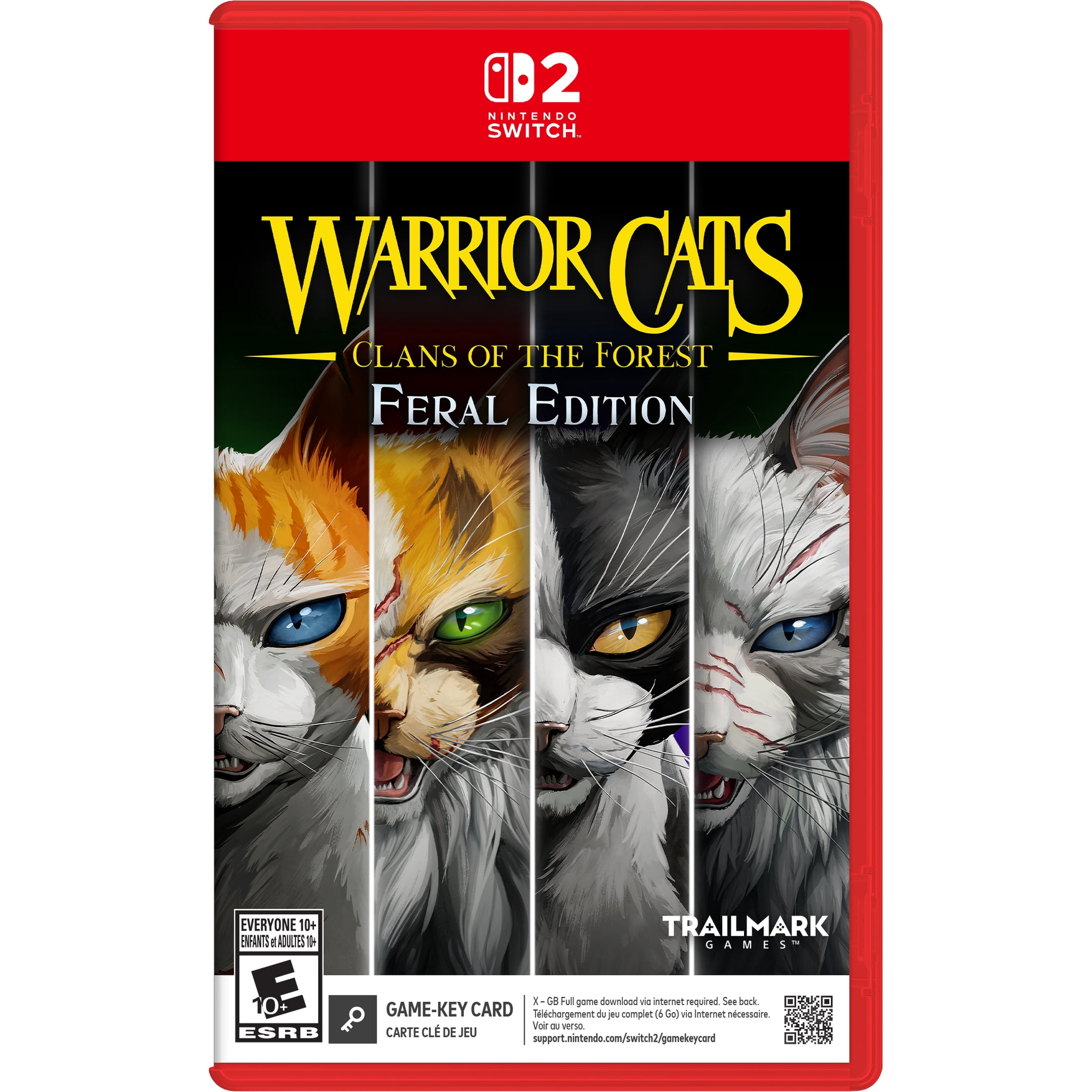 Warrior Cats: Clans of the Forest Feral Edition - Nintendo Switch 2 Game