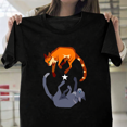 thumbnail image 1 of Warrior Cats Four Kittens Cute Feline Group Art Unisex T-Shirt, up to size 3XL., 1 of 2