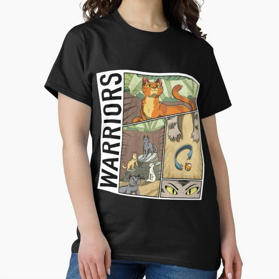 Warrior Cats Graphic Novel Full Color Adventure Unisex T-Shirt, up to size 5XL