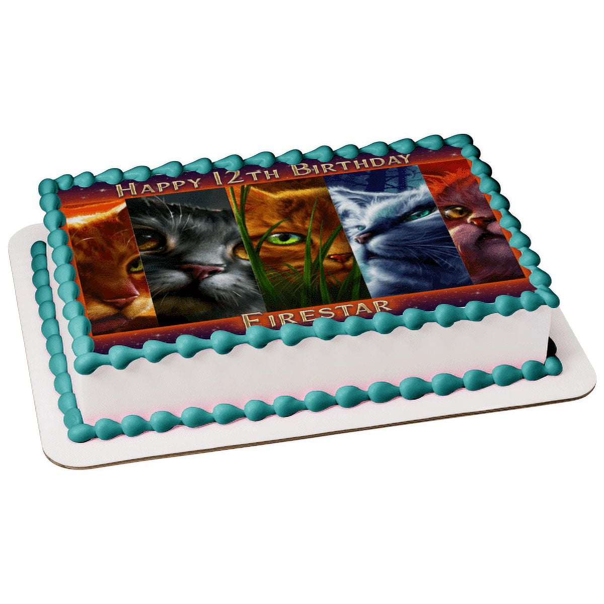 Warrior Cats Inner Glow Firestar Jayfeather Tigerstar Graystripe Bluestar  Squirrelflight Edible Cake Topper Image ABPID56558 