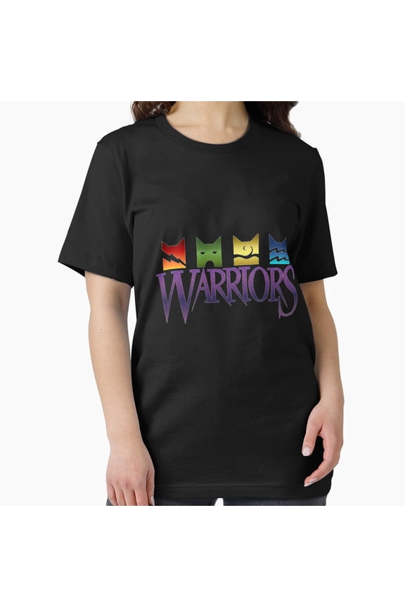Warrior Cats Logo Feline Clan Symbol Fantasy Art Unisex T-Shirt, up to size 5XL