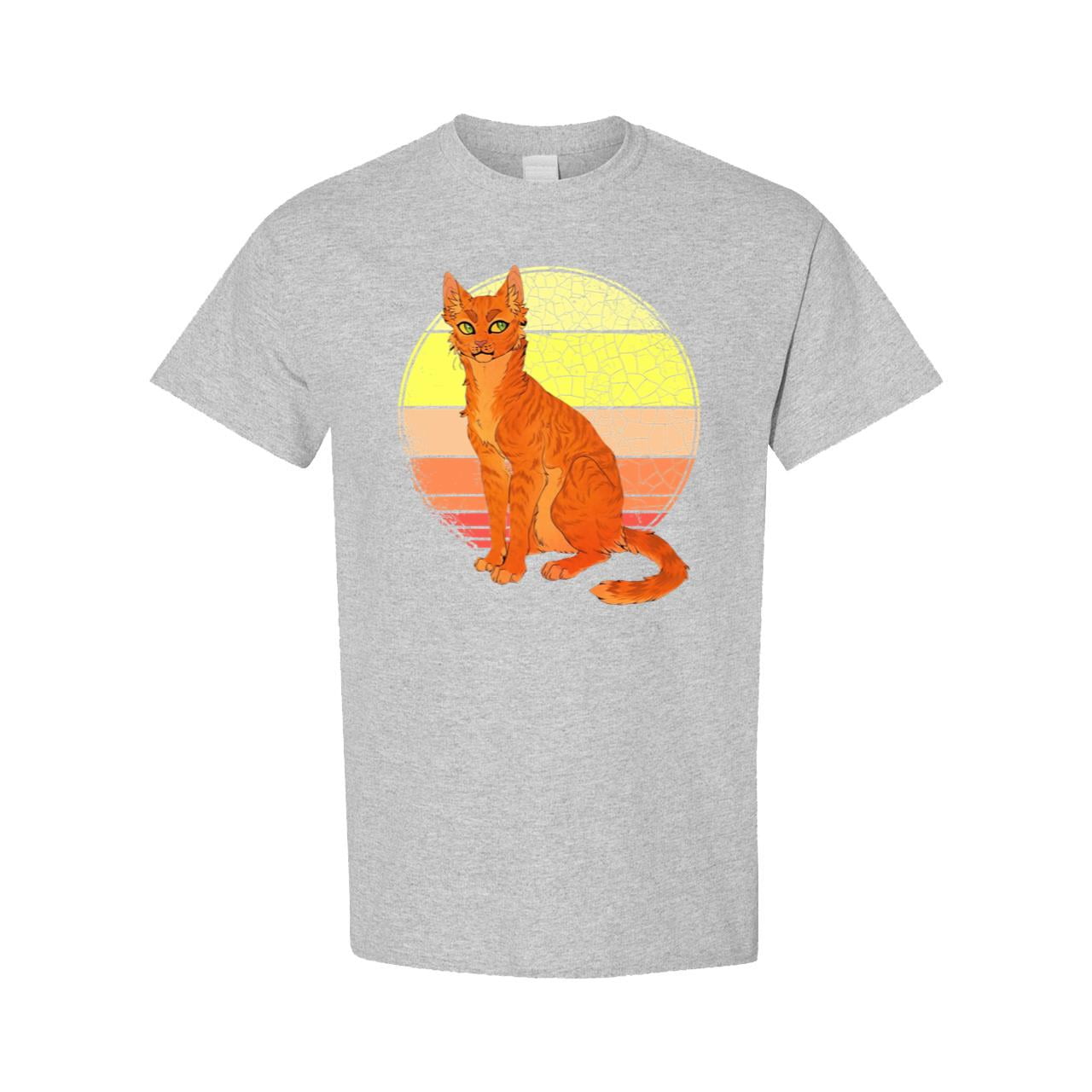 Warrior Cats Lover Firestar Cat Men's TShirt For Warriors Book Series