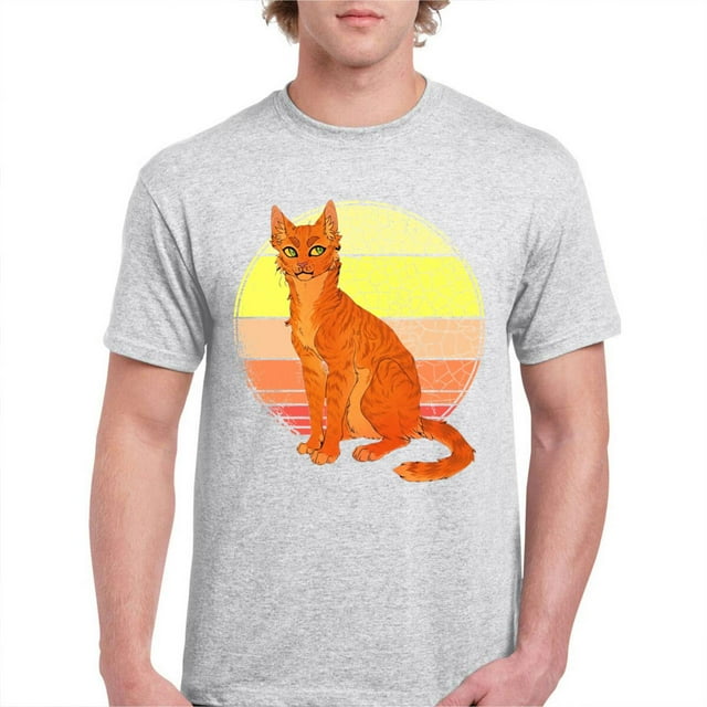 Warrior Cats Lover Firestar Cat Men's TShirt For Warriors Book Series