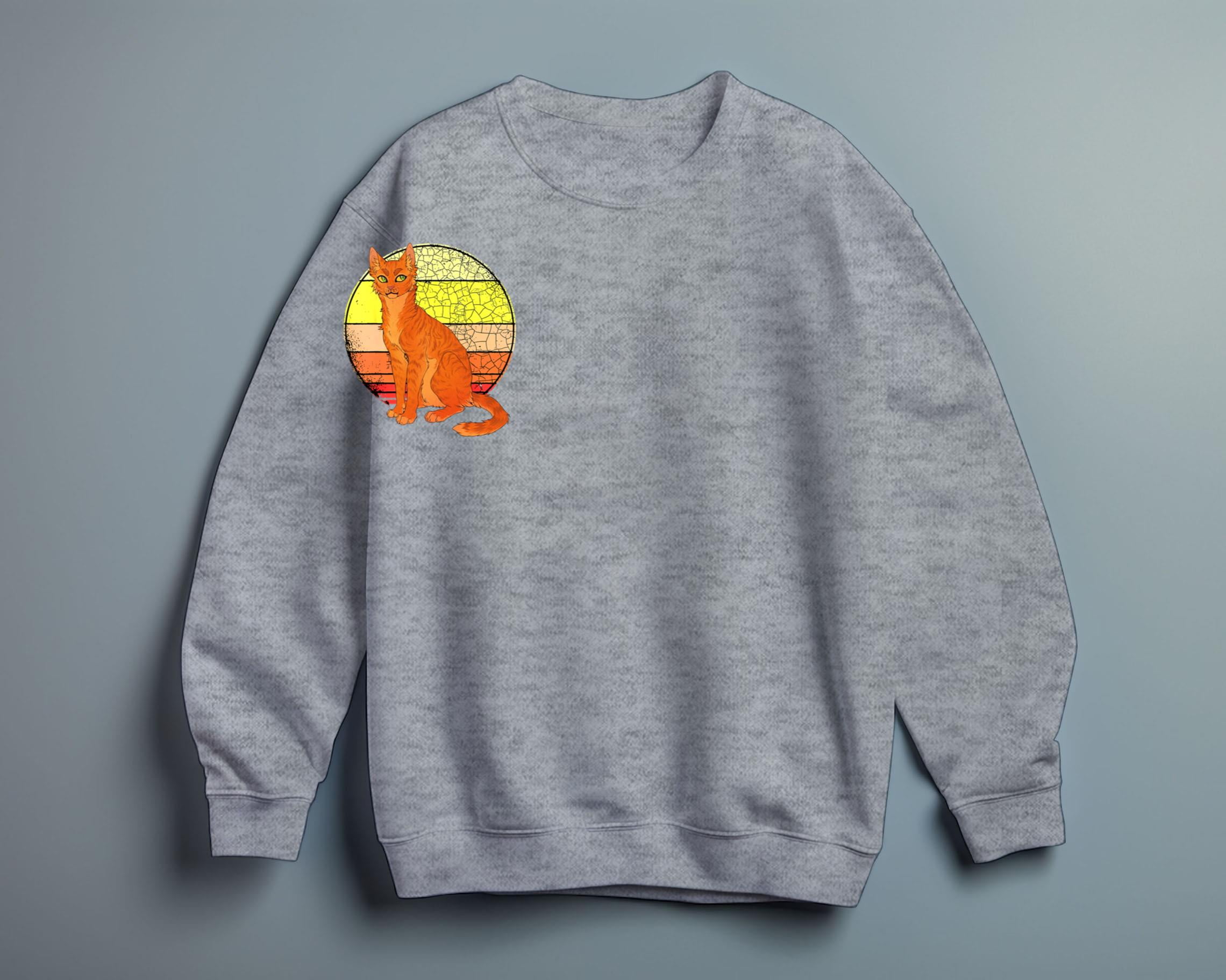 Warrior Cats Lover Firestar Cat Men's TShirt For Warriors Book Series