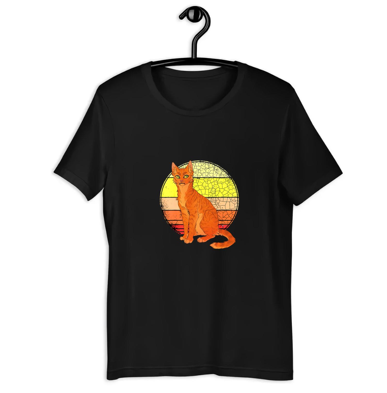 Warrior Cats Lover Firestar Cat Men's TShirt For Warriors Book Series