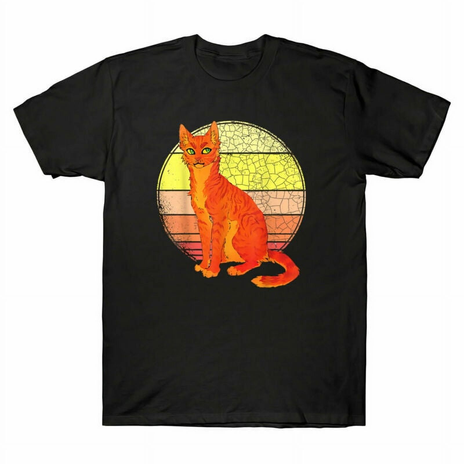Warrior Cats Lover Firestar Cat Men's TShirt For Warriors Book Series