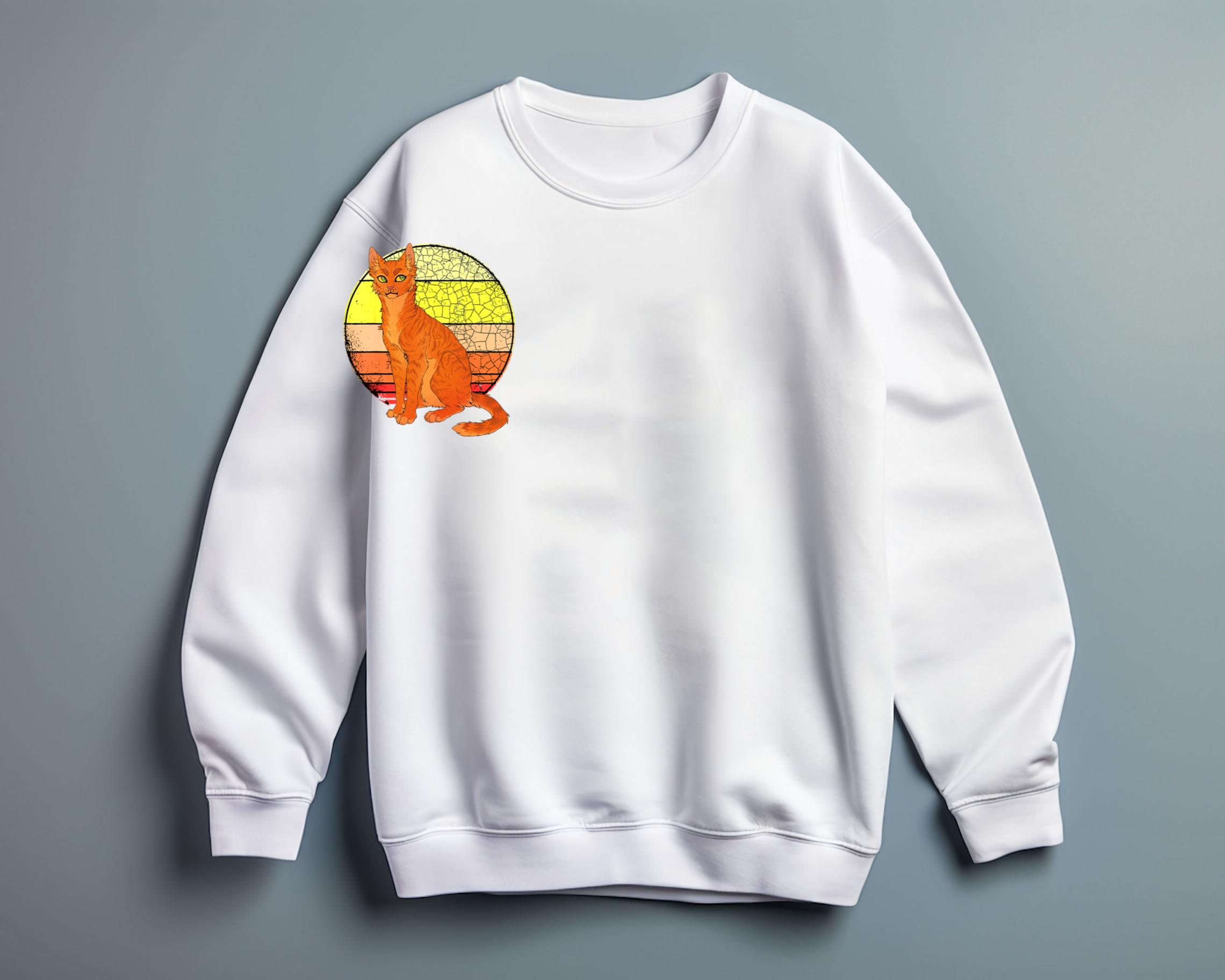 Warrior Cats Lover Firestar Cat Men's TShirt For Warriors Book Series